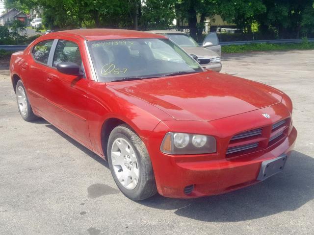 2B3KA43RX6H504004 - 2006 DODGE CHARGER SE RED photo 1