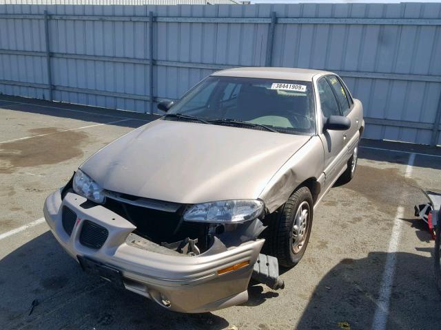 1G2NE52T4VC795530 - 1997 PONTIAC GRAND AM S GRAY photo 2