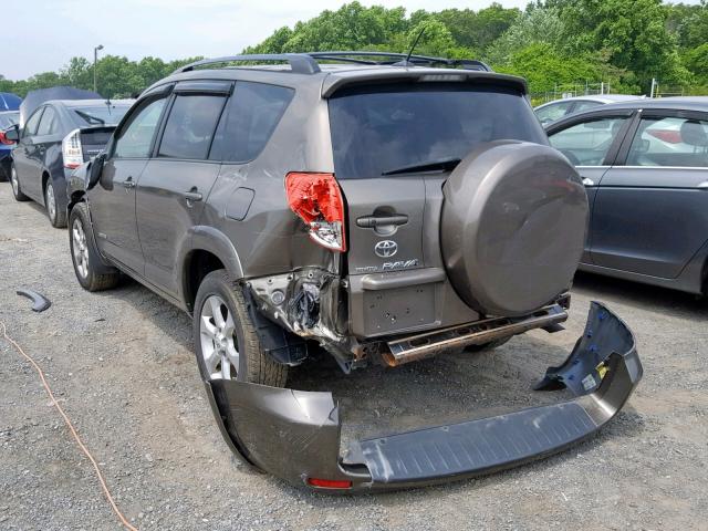 2T3BK31V29W013209 - 2009 TOYOTA RAV4 LIMIT GRAY photo 3