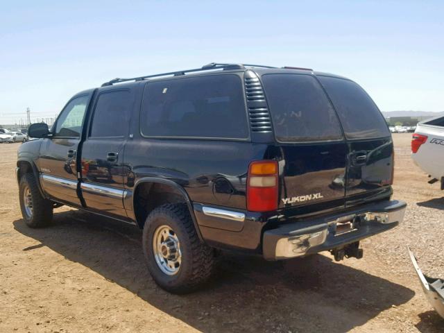 3GKGK26G41G251842 - 2001 GMC YUKON XL K BLACK photo 3