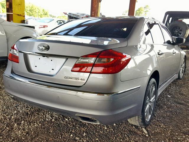 KMHGC4DF8CU156145 - 2012 HYUNDAI GENESIS 4. SILVER photo 4