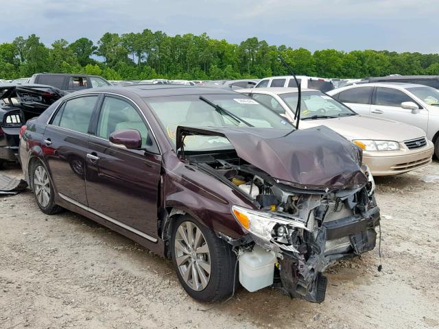 4T1BK3DB1BU401421 - 2011 TOYOTA AVALON BAS BURGUNDY photo 1