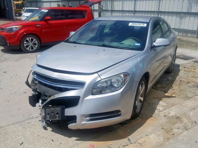 1G1ZC5EU2CF136342 - 2012 CHEVROLET MALIBU 1LT 银色 照片 2
