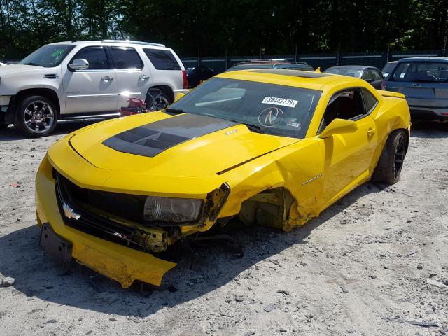 2G1FZ1EPXD9806718 - 2013 CHEVROLET CAMARO ZL1 YELLOW photo 2