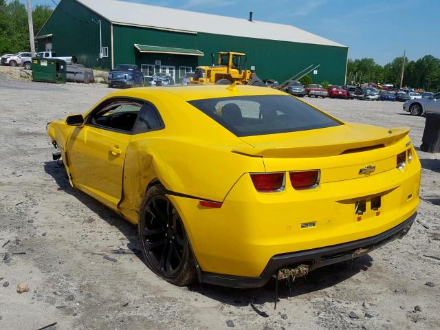 2G1FZ1EPXD9806718 - 2013 CHEVROLET CAMARO ZL1 黄色 照片 3