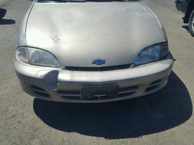 1G1JF5249Y7347743 - 2000 CHEVROLET CAVALIER L TAN photo 9