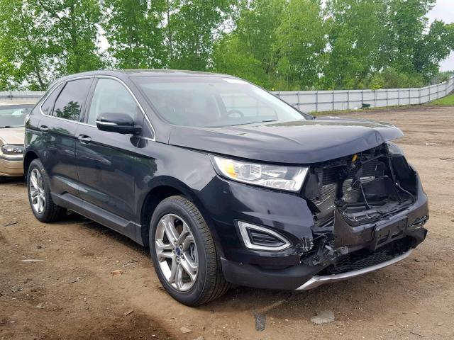 2FMPK3K87FBC30232 - 2015 FORD EDGE TITAN BLACK photo 1