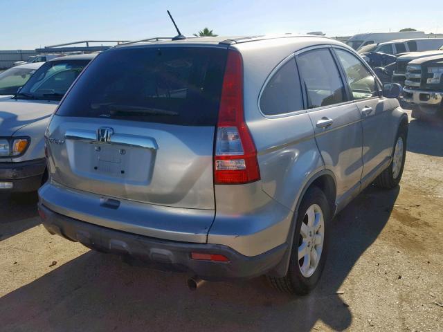 JHLRE48737C090063 - 2007 HONDA CR-V EXL SILVER photo 4