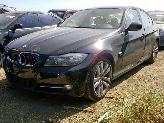 WBAPL33519A406355 - 2009 BMW 335 XI BLACK photo 2