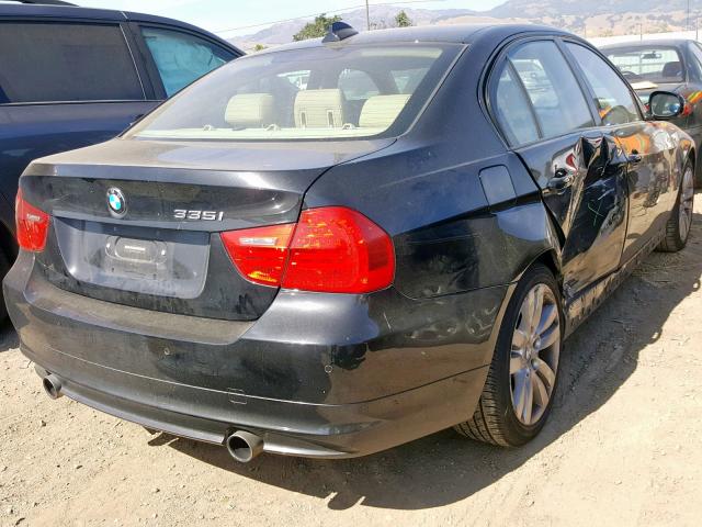 WBAPL33519A406355 - 2009 BMW 335 XI BLACK photo 4