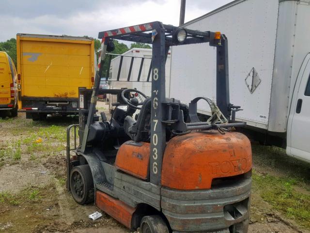 70383 - 1997 TOYOTA FORKLIFT ORANGE photo 3