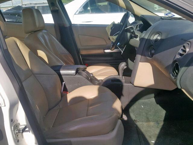 2G2WP552581101200 - 2008 PONTIAC GRAND PRIX WHITE photo 5