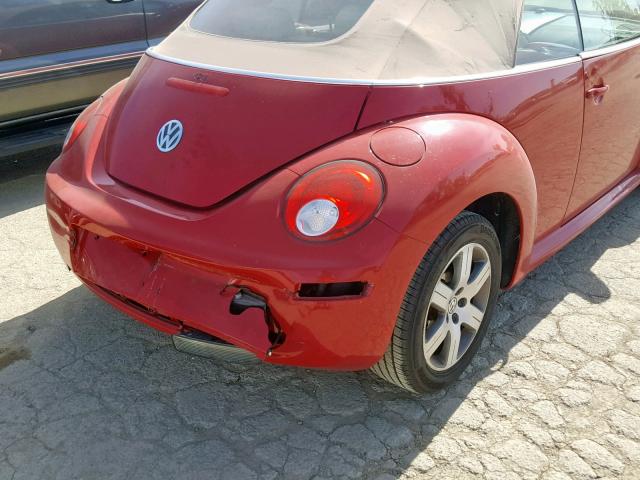 3VWRG31Y26M327057 - 2006 VOLKSWAGEN NEW BEETLE Qırmızı foto 9