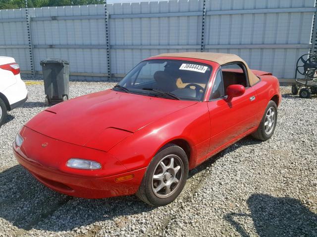 JM1NA3535V0721154 - 1997 MAZDA MX-5 MIATA RED photo 2