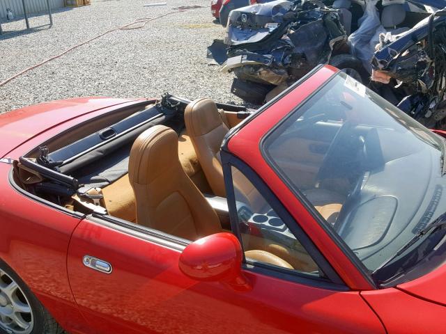 JM1NA3535V0721154 - 1997 MAZDA MX-5 MIATA RED photo 9