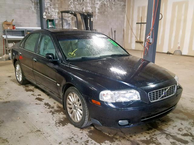 YV1TH592X61444636 - 2006 VOLVO S80 2.5T BLACK photo 1