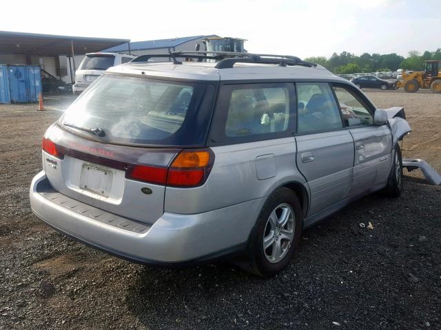 4S3BH806847625120 - 2004 SUBARU LEGACY OUT SILVER photo 4