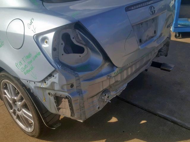 JTKDE177260105751 - 2006 TOYOTA SCION TC ვერცხლისფერი ფოტო 9