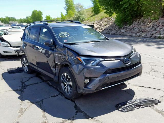 JTMRJREV7GD050264 - 2016 TOYOTA RAV4 HV XL GRAY photo 1