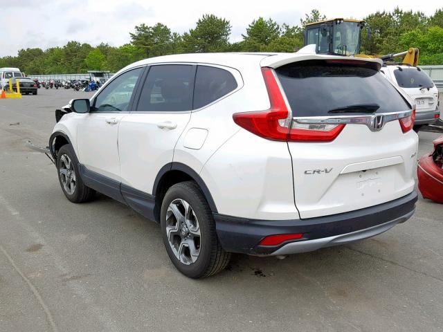 5J6RW2H83HL003359 - 2017 HONDA CR-V EXL WHITE photo 3