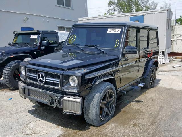 WDCYC7DF9HX269645 - 2017 MERCEDES-BENZ G 63 AMG BLACK photo 2