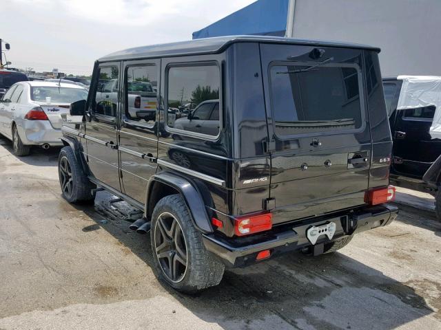 WDCYC7DF9HX269645 - 2017 MERCEDES-BENZ G 63 AMG BLACK photo 3