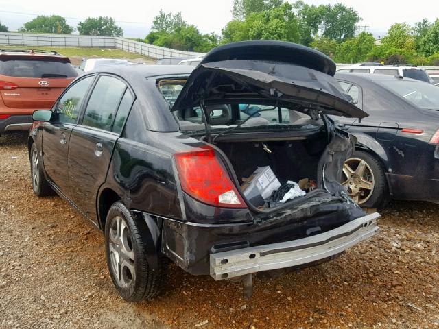 1G8AL54F85Z111206 - 2005 SATURN ION LEVEL BLACK photo 3