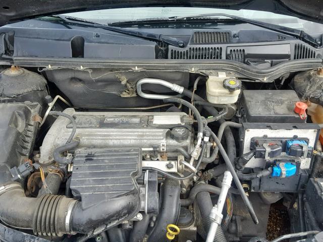 1G8AL54F85Z111206 - 2005 SATURN ION LEVEL BLACK photo 7