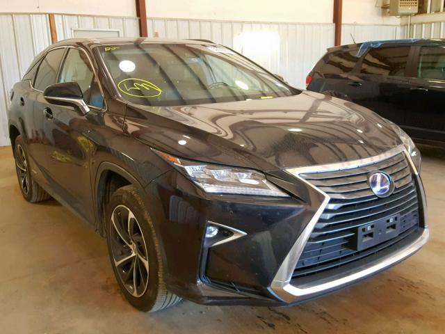 2T2ZFMCA6GC001425 - 2016 LEXUS RX 450H BLACK photo 1