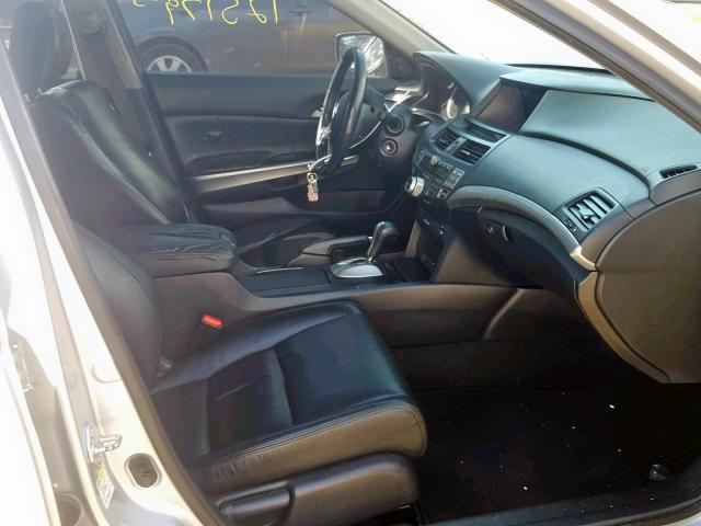 1HGCP26898A011667 - 2008 HONDA ACCORD EXL SILVER photo 5