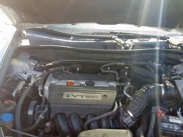 1HGCP26898A011667 - 2008 HONDA ACCORD EXL SILVER photo 7