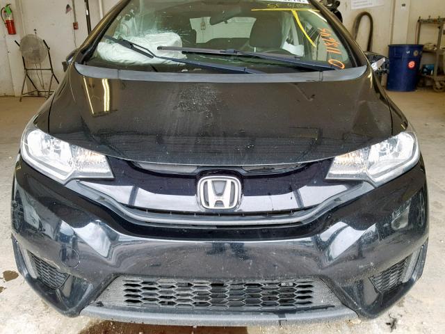 3HGGK5H50FM764430 - 2015 HONDA FIT LX BLACK photo 9