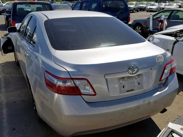 4T1BB46K19U075844 - 2009 TOYOTA CAMRY HYBR SILVER photo 3