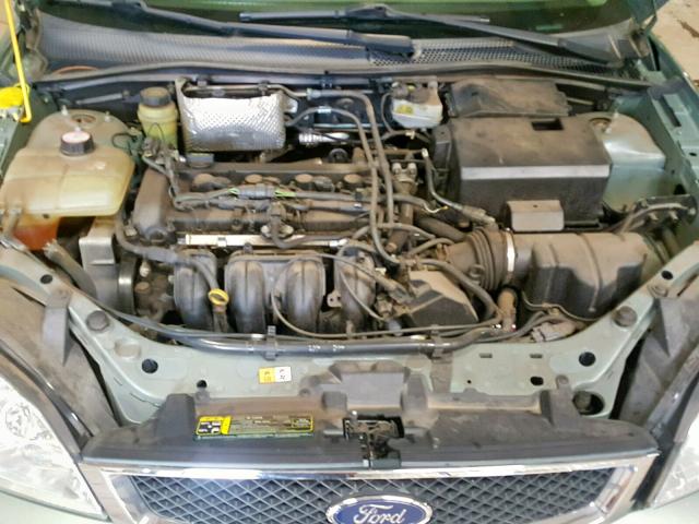 1FAFP34NX5W188548 - 2005 FORD FOCUS ZX4 GREEN photo 7