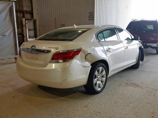 1G4GC5ED8BF365939 - 2011 BUICK LACROSSE C WHITE photo 4