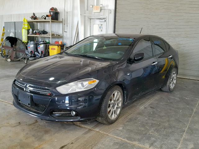 1C3CDFCH8DD233326 - 2013 DODGE DART LIMIT GRAY photo 2