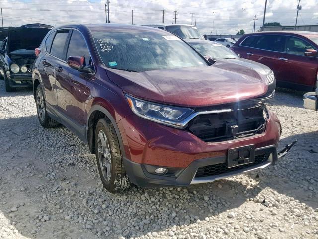 2HKRW1H83HH500383 - 2017 HONDA CR-V EXL MAROON photo 1