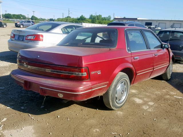 1G4AG55M7T6447060 - 1996 BUICK CENTURY SP BURGUNDY photo 4