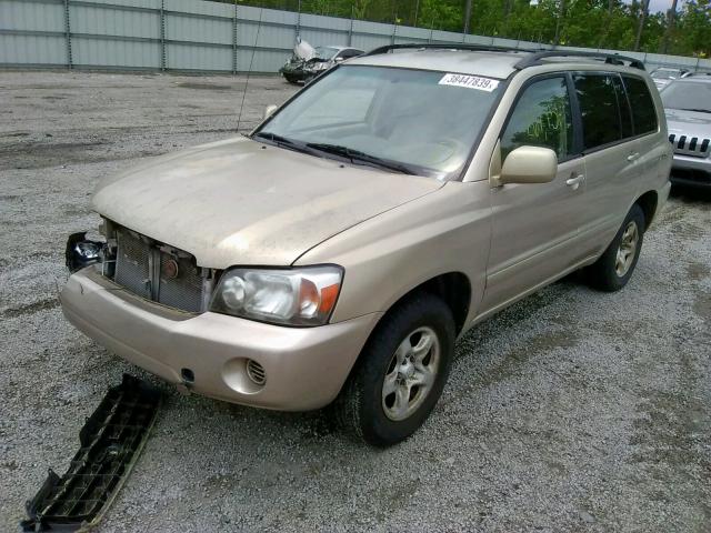 JTEGD21A840079652 - 2004 TOYOTA HIGHLANDER SILVER photo 2