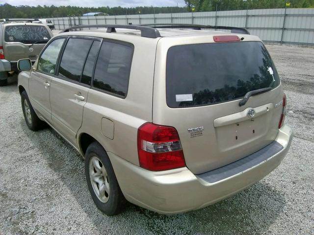 JTEGD21A840079652 - 2004 TOYOTA HIGHLANDER SILVER photo 3