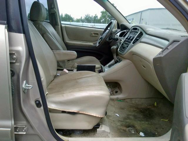 JTEGD21A840079652 - 2004 TOYOTA HIGHLANDER SILVER photo 5