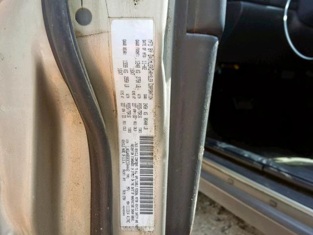 1J4GW48S83C594442 - 2003 JEEP GRAND CHER GRAY photo 10