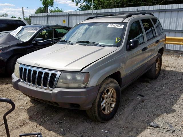 1J4GW48S83C594442 - 2003 JEEP GRAND CHER GRAY photo 2