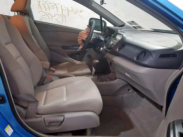 JHMZE2H74AS014686 - 2010 HONDA INSIGHT EX BLUE photo 5