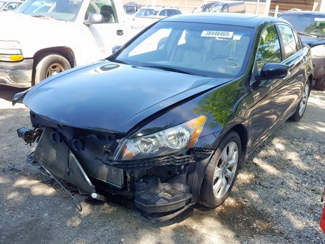 1HGCP368X8A086139 - 2008 HONDA ACCORD EXL BLACK photo 2