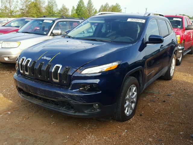 1C4PJLCB4JD611881 - 2018 JEEP CHEROKEE L BLUE photo 2