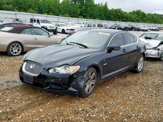 SAJWA0FA0AHR54436 - 2010 JAGUAR XF LUXURY BLACK photo 2