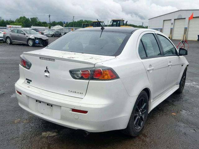 JA32U2FU0HU011764 - 2017 MITSUBISHI LANCER ES WHITE photo 4