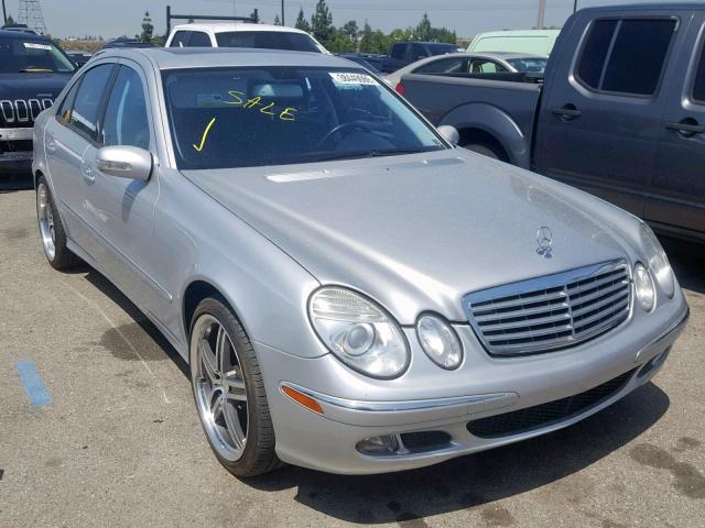 WDBUF72X47B015942 - 2007 MERCEDES-BENZ E 550 SILVER photo 1