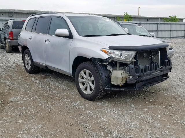 5TDBK3EH8DS202509 - 2013 TOYOTA HIGHLANDER GRAY photo 1